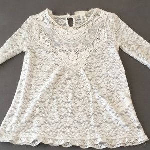 White lace top